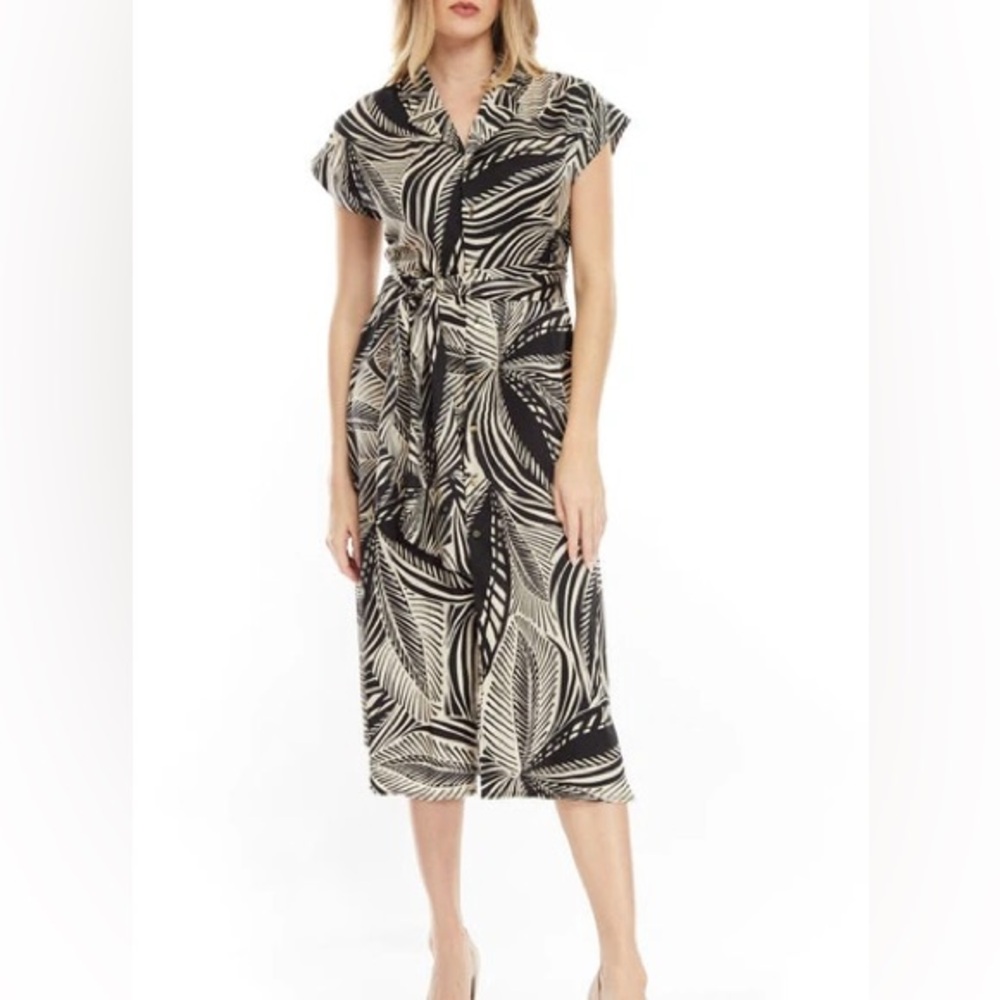 By Design - Aurelia Cap Sleeve Midi Dress